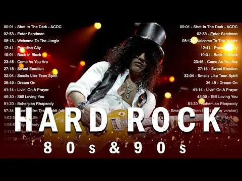 Classic Hard Rock 80s & 90s – Top 100 Classic Hard Rock Songs Of All Time – Best Rock Songs 80s, 90s