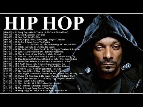HIP HOP MIX – SNOOP DOGG, 2 PAC, EMINEM, ICE CUBE, B I G & MORE