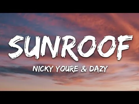 Nicky Youre, dazy – Sunroof (Lyrics)