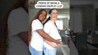 Perks of Being a Lesbian Couple! 😉🌈 #Shorts