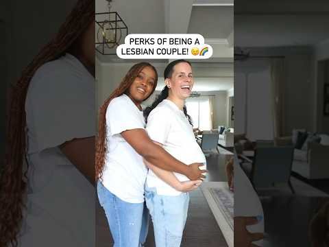 Perks of Being a Lesbian Couple! 😉🌈 #Shorts