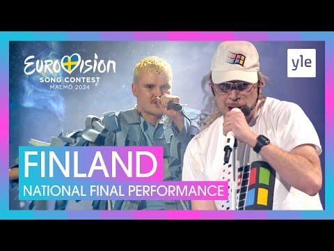 Windows95man – No Rules! | Finland 🇫🇮 | National Final Performance | Eurovision 2024