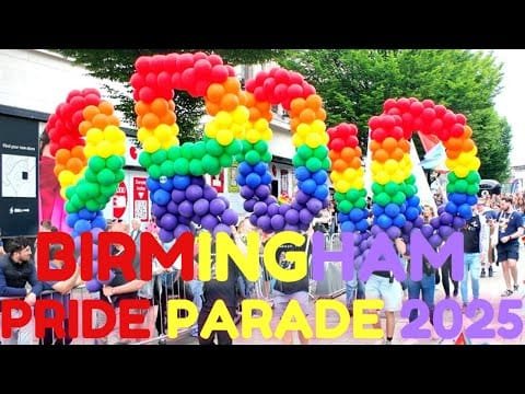 Birmingham Pride 2025 | Birmingham Pride Festival Parade 2025 England UK | LGBTQ+ Festival 2025