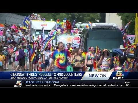 Cincinnati Pride struggling to find volunteers for 2025 parade
