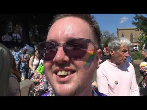 Exeter Devon England Gay LGBTQIA Pride Parade 10th May 2025. Part 1