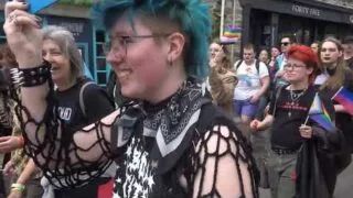 Falmouth  Cornwall England Gay LGBTQIA Pride Parade 26th April 2025. With Mayors speech