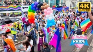 Pride Parade 2025 in Birmingham City Centre | Full Tour in 4K