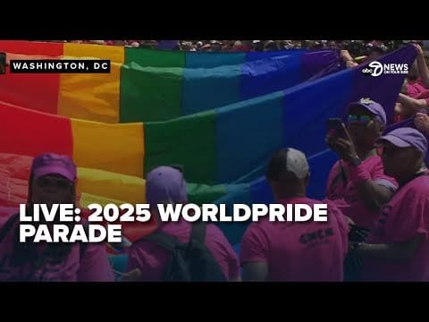 WATCH LIVE: Sights and sounds from the 2025 WorldPride Parade